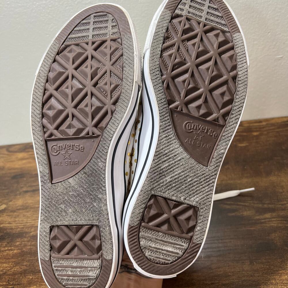 Converse Chuck Taylor All Star Sneakers 8 Mens 10 Womens Metallic Dot Low Top - Picture 7 of 10